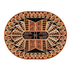 Oshkosh Designs Ashanti Inlay Medallion - Flooring