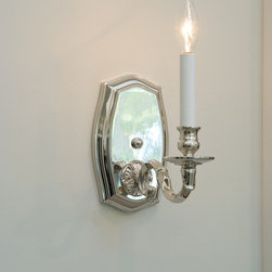 Brass Light Gallery - Close up of Custom Wall Sconce - Wall Sconces