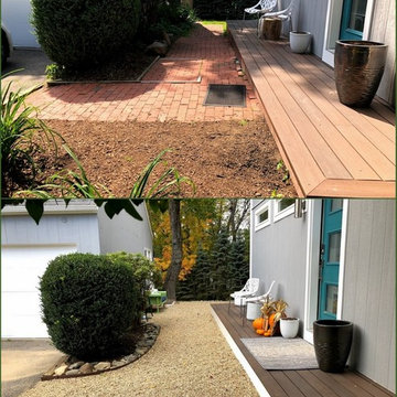 Stabilized gravel Pathways, entrance-ways and patio areas