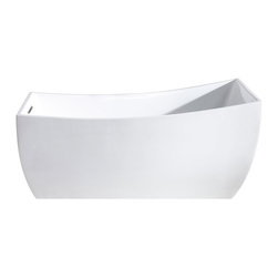 Pacific Collection - Luxor Bathtub, White - Bathtubs