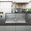 VIGO All-In-One Mercer Stainless Steel Undermount Kitchen Sink Set, 32"
