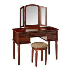 50 Most Popular Cherry Bedroom And Makeup Vanities For 2021 Houzz