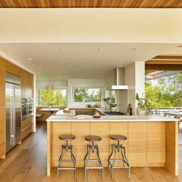 Character White Oak Plank Flooring, Kitchen