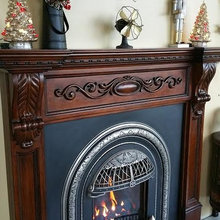 Bedroom fireplace