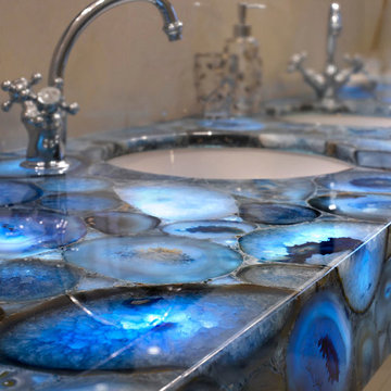 Exotic Stone Slab Installations from Royal Stone & Tile