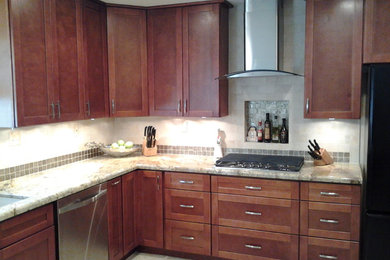 Kitchen - transitional kitchen idea in Houston