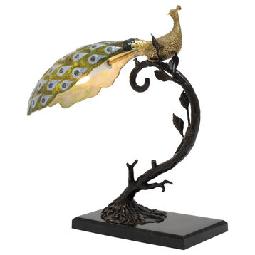 Peacock Desk Lamp