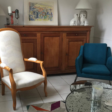 Réfection complète d'un fauteuil voltaire