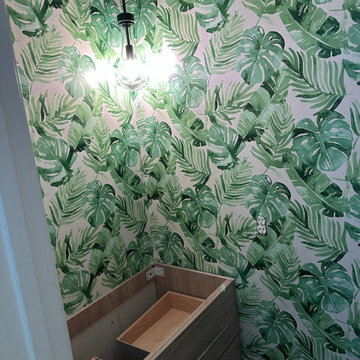 Wallpaper installation Powder room in Tolleson