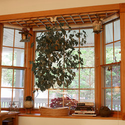Living room, stained Bromm - Window Treatments