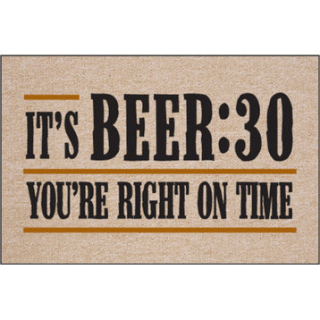 Beer and Wine Themed Welcome Mats, It's Beer: 30 Welcome Mat