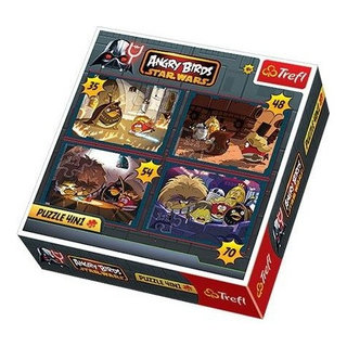 Puzzle 4 in 1 Angry Birds Star Wars - Other - by Babyhop.ro | Houzz