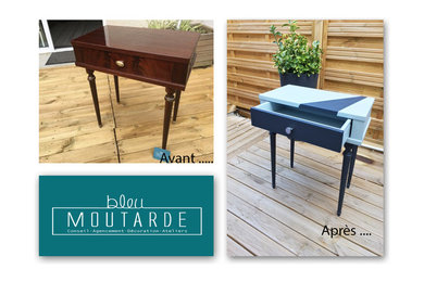 RELOOKING TABLE DE CHEVET VINTAGE