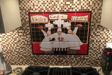 Dan DiPaolo's "Bistro, Cafe, Bakery" Tile Mural