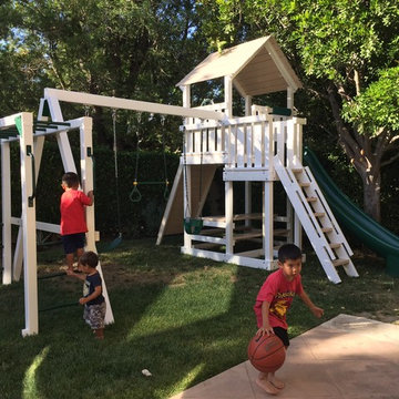 2017 Vinyl Play Structure / Playset Installations Los Angeles