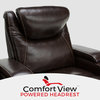 Seatcraft Equinox Leather Home Theater Seating Power Recline Headrest Lumbar, Br