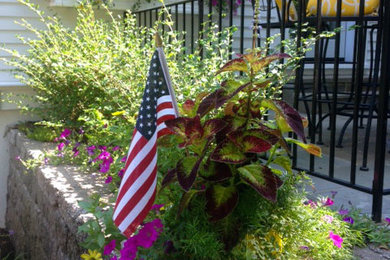 This is an example of a traditional landscaping in St Louis.