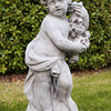 Spring Cherub Statue, Lead Gray