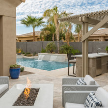 outdoor kitchen