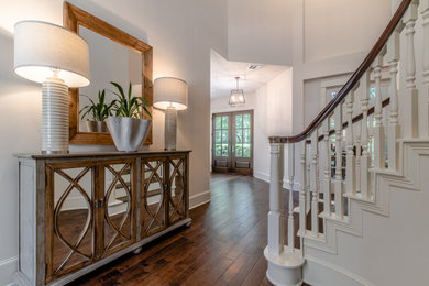 Inspiration for a transitional entryway remodel in Houston