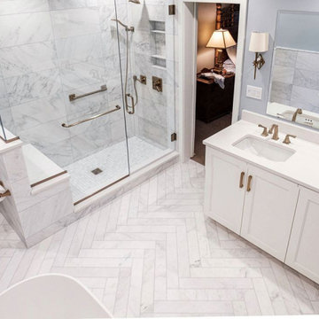 Master Bathroom Remodel - Marble Masterpiece