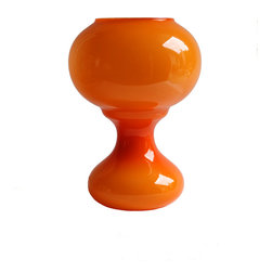 Mid Century Scandinavian Glass Lamp - Table Lamps