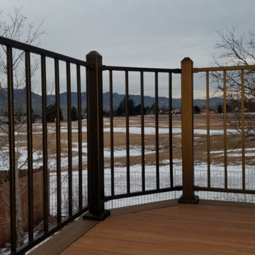 Fortress Fe26 Powder-Coated Steel Deck Railing