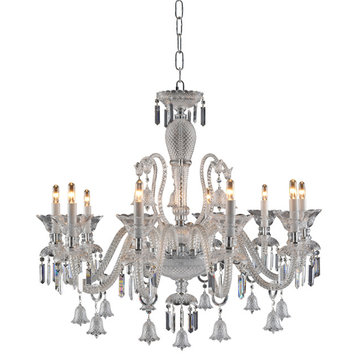 Artistry Lighting New Century Collection Crystal Chandelier, 10 Light