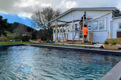 Porch and deck build in West Auckland