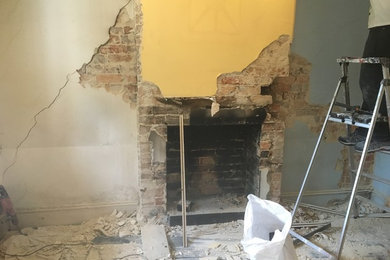 Brick and Structural Steel Feature Wall Paddington