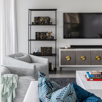 Fort Lauderdale Penthouse Living Room Design