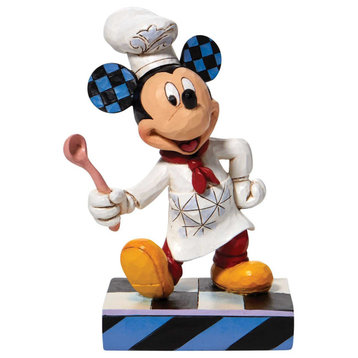 Jim Shore Bon Appetit. Polyresin Chef Mickey Mouse 6010090