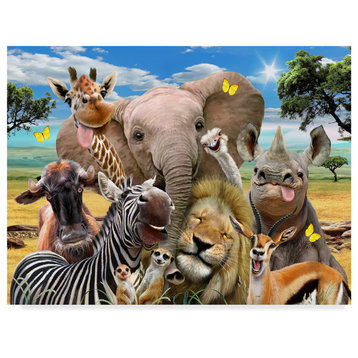"The Safari" by Howard Robinson, Canvas Art