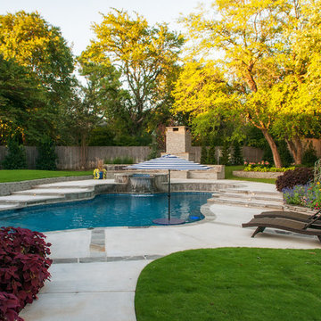Backyard Landscape & Pool