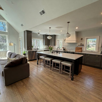 Living Room to Kitchen | Two-Level Addition Allendale NJ