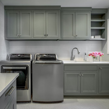 Michigan Lakehouse Laundry Room