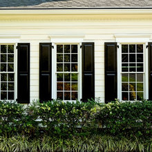 black shutters