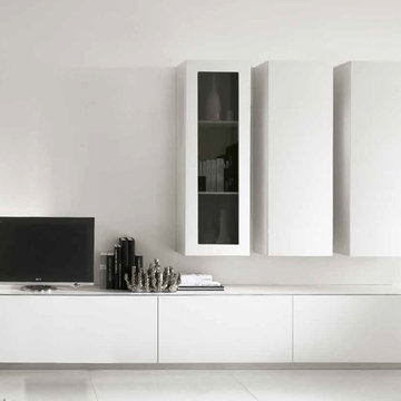 Modern Italian Wall Unit Kubo 55 by Artigian Mobili - $3,050.00