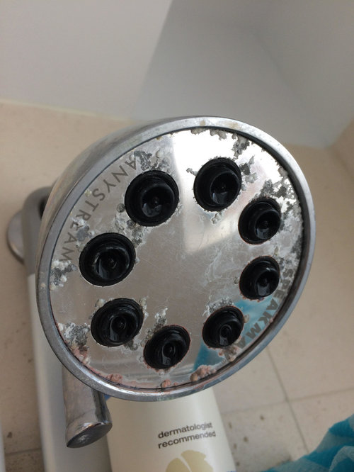 Best showerhead for hard water deposits
