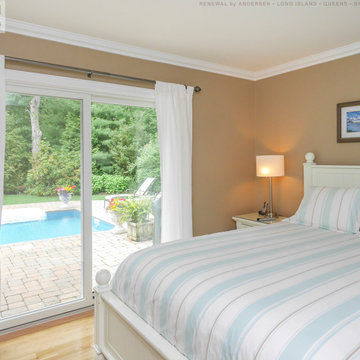 Wonderful Bedroom with New Sliding Door - Renewal by Andersen Long Island