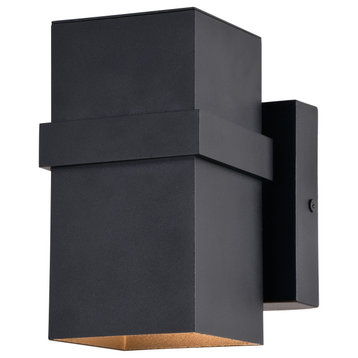 Lavage 7"H 1 Light Outdoor Wall Light Textured Black