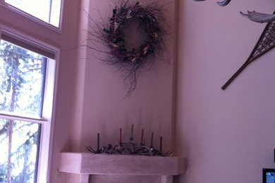 Inspiration for a living room remodel in Denver