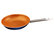 Round Fry Pan And Navy Blue Exterior With Induction Base, 27cm