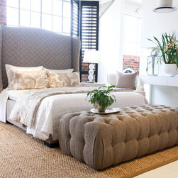 Upholstered wingback headboard - Headboards