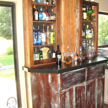 Rustic Barn Wood Bar