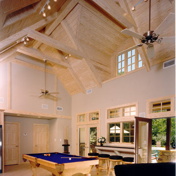 Expansive Pool House
