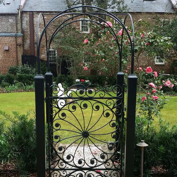 Legare St. garden gate & arbor
