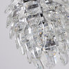 Crystal Pineapple Single Pendant Light, Clear