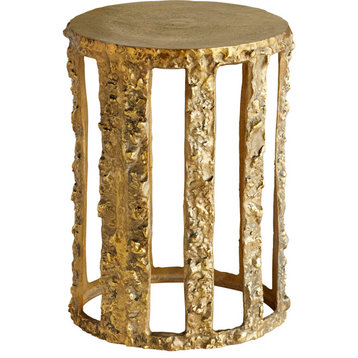 Lucila End or Side Table, Gold