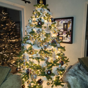 Tree with Chandelier Bulbs